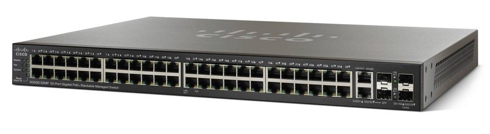 Cisco SG500-52-K9 V02 52-Port Gigabit Ethernet Stackable Managed Switch - Refurbished Refurbished - Cisco Systems Inc. refurbished available on PCLiquidations