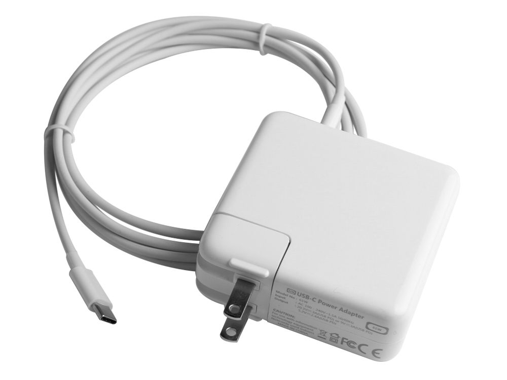 Apple A1718 61W 20.3V 3A USB-C AC Power Supply Adapter - Refurbished Refurbished - Apple refurbished available on PCLiquidations