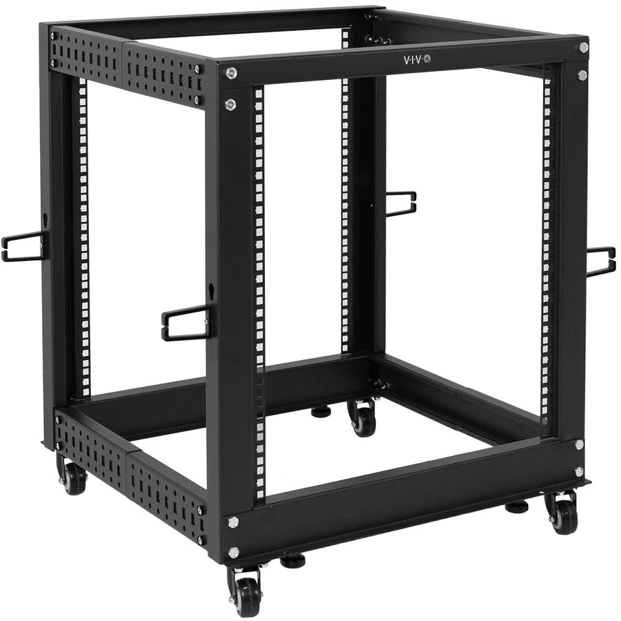 VIVO Freestanding Open Frame 12U Server Rack Refurbished -  refurbished available on PCLiquidations