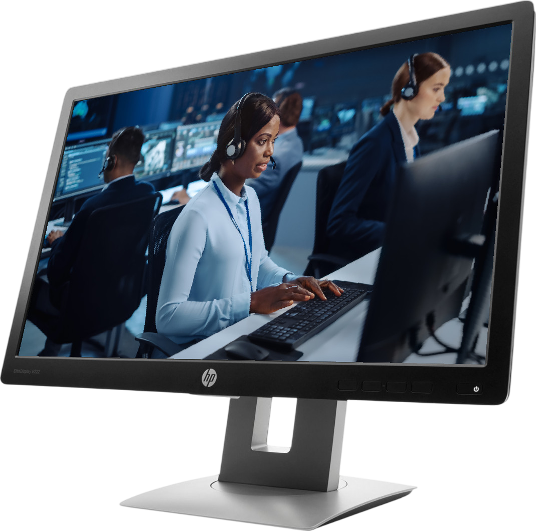 HP Elite E222 22"" HD Widescreen LCD Monitor - Grade C Refurbished - Hewlett-Packard (ou HP en abrégé) refurbished available on PCLiquidations