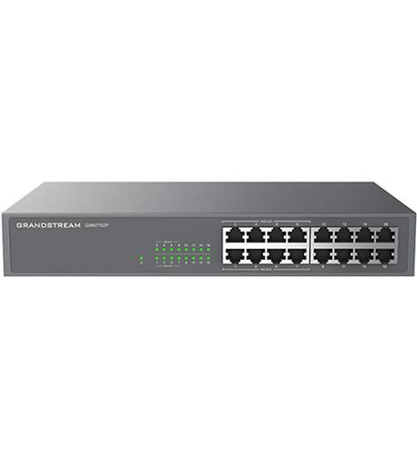 Grandstream GWN7702P 16-Port Unmanaged PoE+ Switch Refurbished - Grandstream refurbished available on PCLiquidations