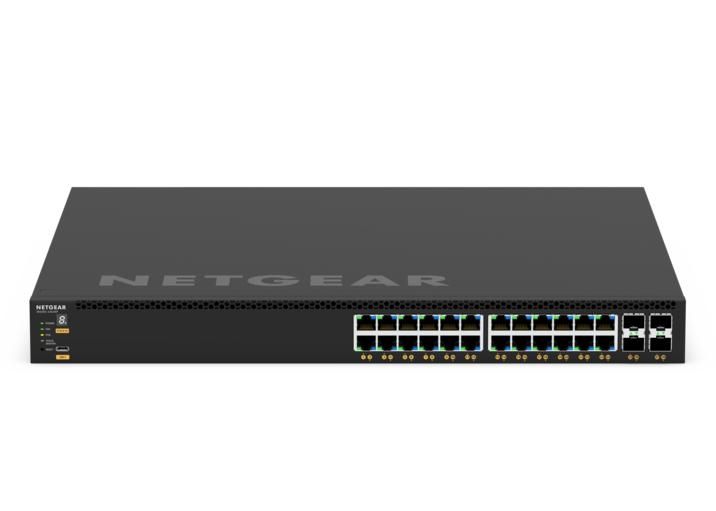 Buy Netgear AV Line M4350-24F4V 25-Port 10G Manageable Switch Refurbished - $3358.76 Netgear AV Line M4350-24F4V 25-Port 10G Manageable Switch Refurbished - Netgear refurbished available on PCLiquidations