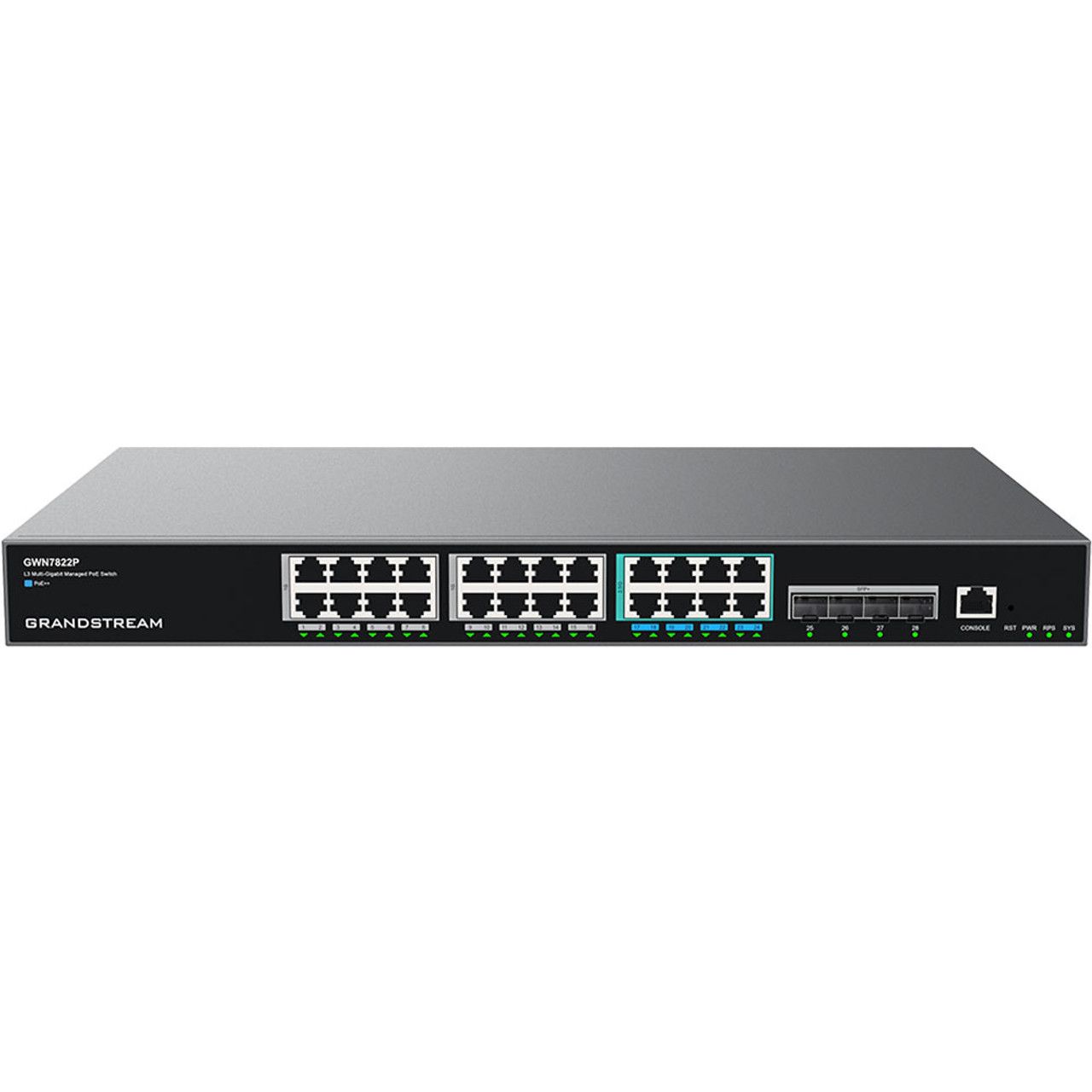 Buy Grandstream GWN7822P 24-Port Managed PoE++ Switch Refurbished - $409.00 Grandstream GWN7822P 24-Port Managed PoE++ Switch Refurbished - Grandstream refurbished available on PCLiquidations