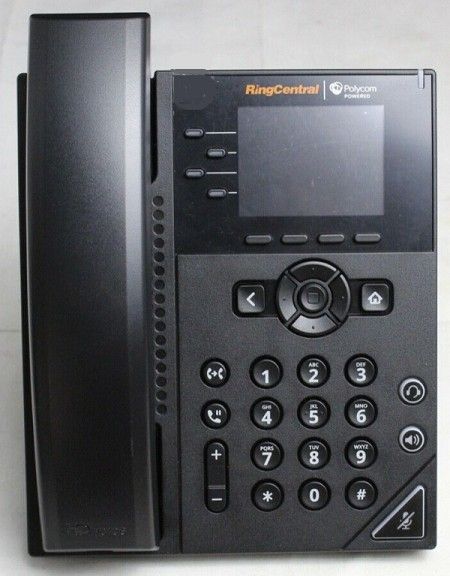 Polycom VVX 250 Display IP Phone - Ring Central Branded - Refurbished Refurbished - Polycom refurbished available on PCLiquidations