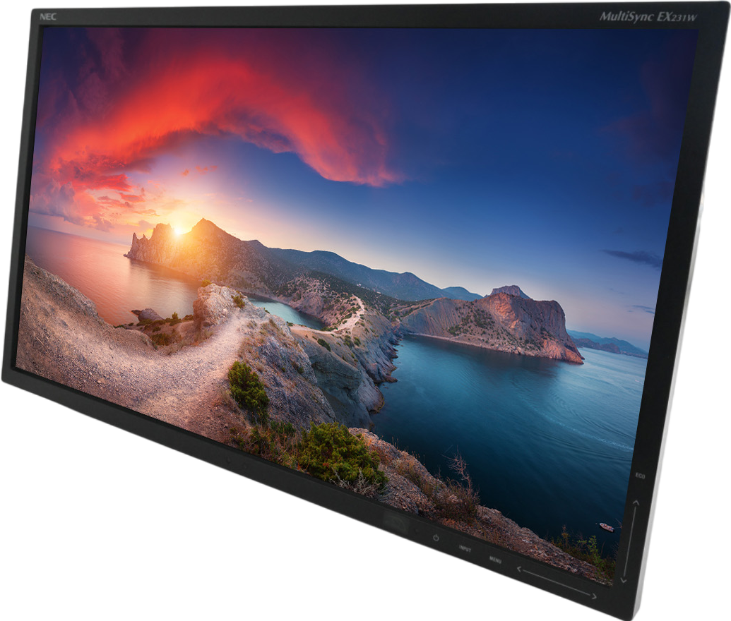 NEC EX231W 23"" Widescreen FHD LED LCD Monitor - No Stand - Grade A Refurbished - NEC (Nippon Electric Company) refurbished available on PCLiquidations