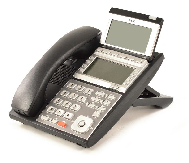 NEC UX5000 IP3NA-8LTXH Black Desi-less Display Phone (0910056) - Grade A Refurbished - NEC (Nippon Electric Company) refurbished available on PCLiquidations
