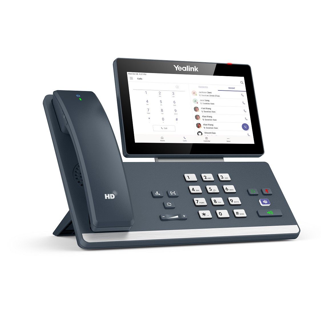 Yealink MP58-WH Microsoft Teams Premium Color LCD IP Phone w/Wireless Handset Grade A Refurbished - Yealink refurbished available on PCLiquidations