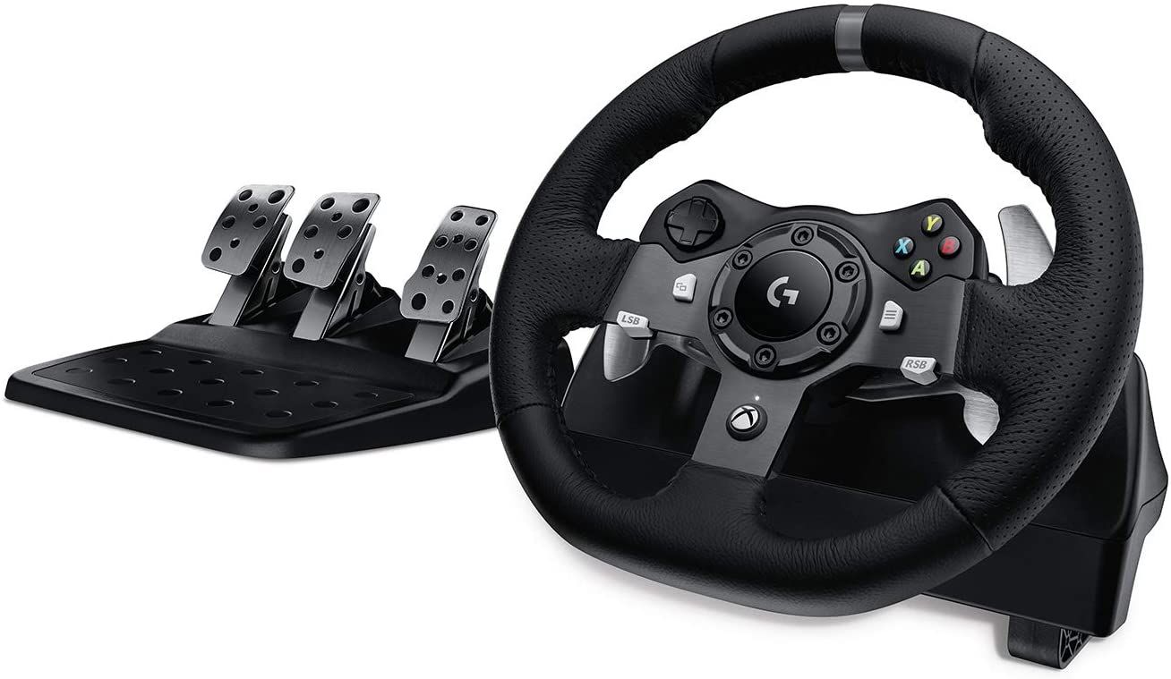Logitech G920 Driving Force Wheel Xbox-One/PC Refurbished - Logitech refurbished available on PCLiquidations