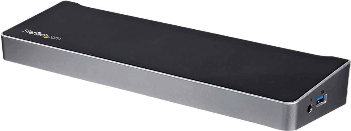 Startech USB 3.0 Triple Monitor Docking Station - Refurbished Refurbished - StarTech.com (standardized as per the brand's official website refurbished available on PCLiquidations
