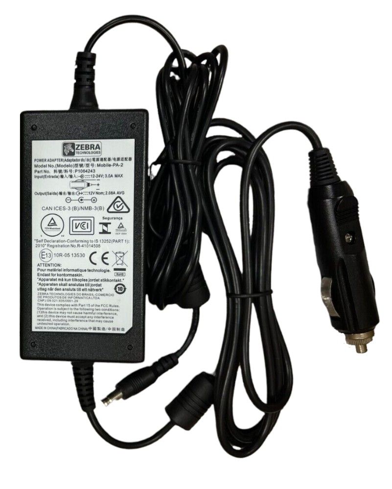 Buy Zebra Mobile-PA-2 12v 2.08a Car Power Adapter - Refurbished Refurbished - $30.00 Zebra Mobile-PA-2 12v 2.08a Car Power Adapter - Refurbished Refurbished - Zebra Technologies (si la marque se réfère à l refurbished available on PCLiquidations