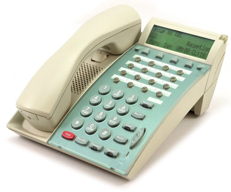NEC Dterm Series E DTP-16D-1 White Display Speakerphone (590040) Refurbished - NEC (Nippon Electric Company) refurbished available on PCLiquidations