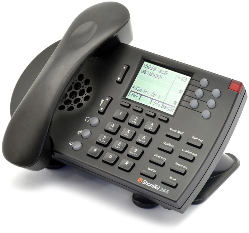 ShoreTel 265 Black IP Color Display Phone IP265 - Grade B Refurbished -  refurbished available on PCLiquidations