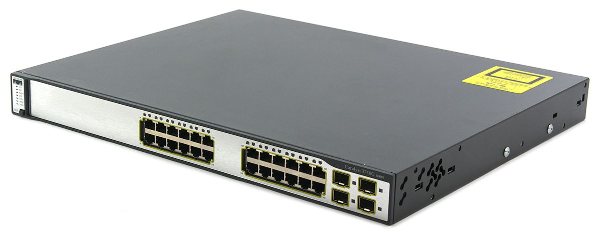 Cisco Catalyst C3750G-24TS-S1U 24-Port RJ-45 10/100/1000 Managed Switch - Refurbished Refurbished - Cisco Systems Inc. refurbished available on PCLiquidations