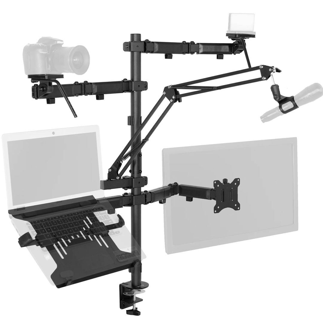 VIVO Black All-In-One Livestream Desk Mount Refurbished -  refurbished available on PCLiquidations