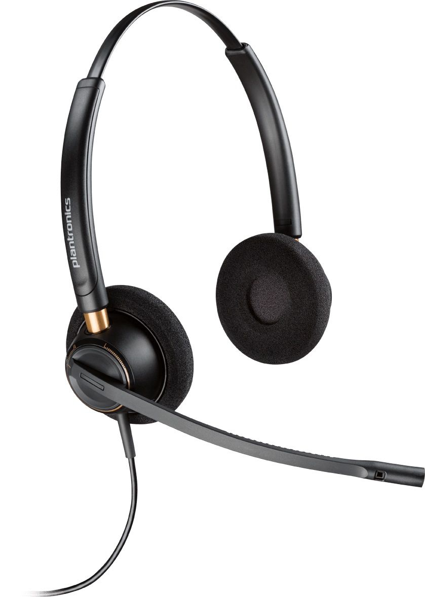 Poly EncorePro HW520 Binaural Headset Refurbished - N/A (Il existe plusieurs marques avec le nom "Poly", il refurbished available on PCLiquidations