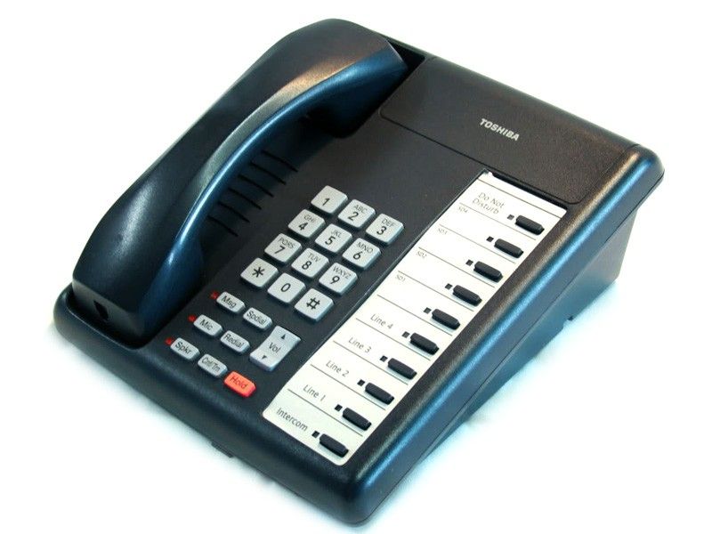 Toshiba Strata DKT3210-S 10-Button Charcoal Speakerphone Refurbished - Toshiba refurbished available on PCLiquidations