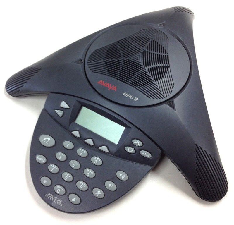 Avaya 4690 Black IP Conference Phone - Grade B Refurbished - Avaya refurbished available on PCLiquidations
