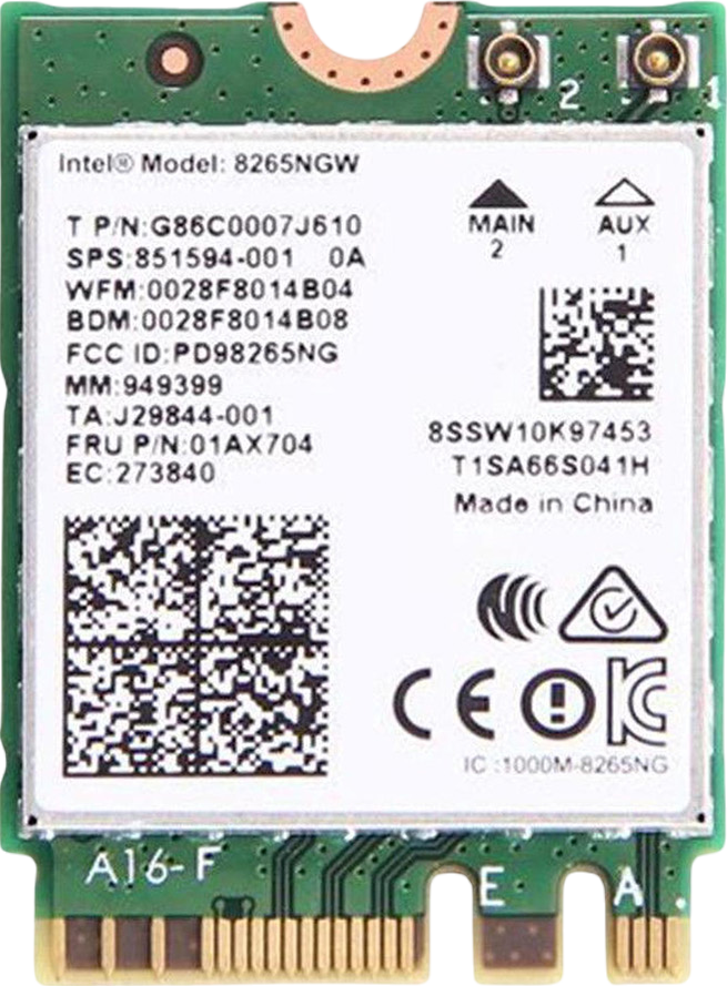 Intel 8265NGW Wireless AC Bluetooth Network M.2 Module - Refurbished Refurbished - Intel refurbished available on PCLiquidations