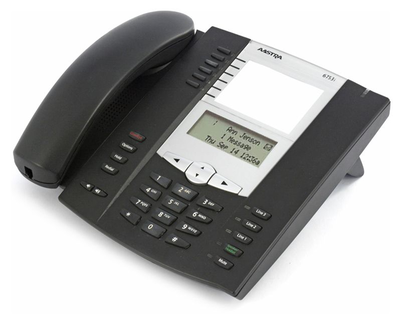 Aastra 53i/6753i Black IP Speakerphone - Grade B Refurbished -  refurbished available on PCLiquidations