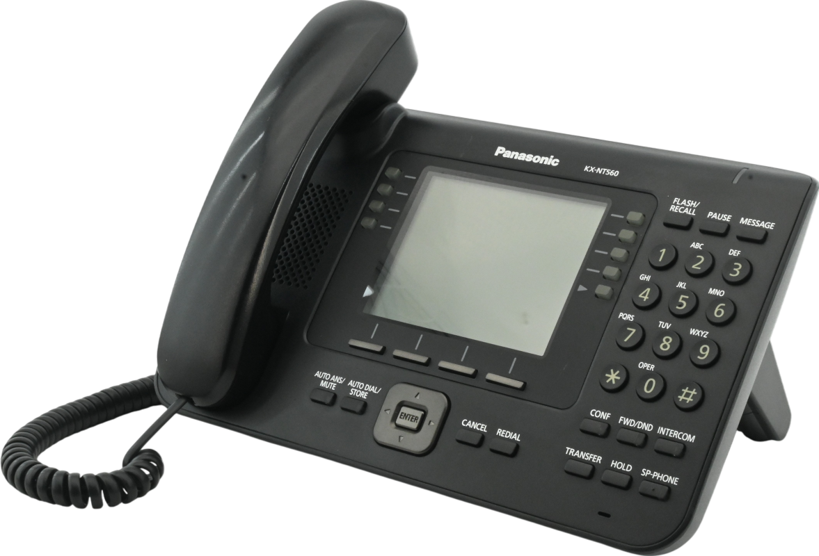 Buy Panasonic KX-NT560 Backlit Display Executive IP Phone - Black - Grade B Refurbished - $93.95 Panasonic KX-NT560 Backlit Display Executive IP Phone - Black - Grade B Refurbished - Panasonic refurbished available on PCLiquidations