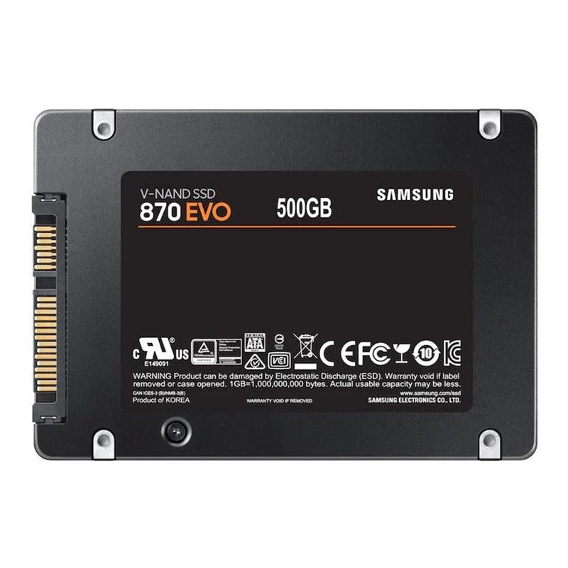 Samsung 870 EVO 500GB 2.5"" SATA SSD Refurbished - Samsung refurbished available on PCLiquidations