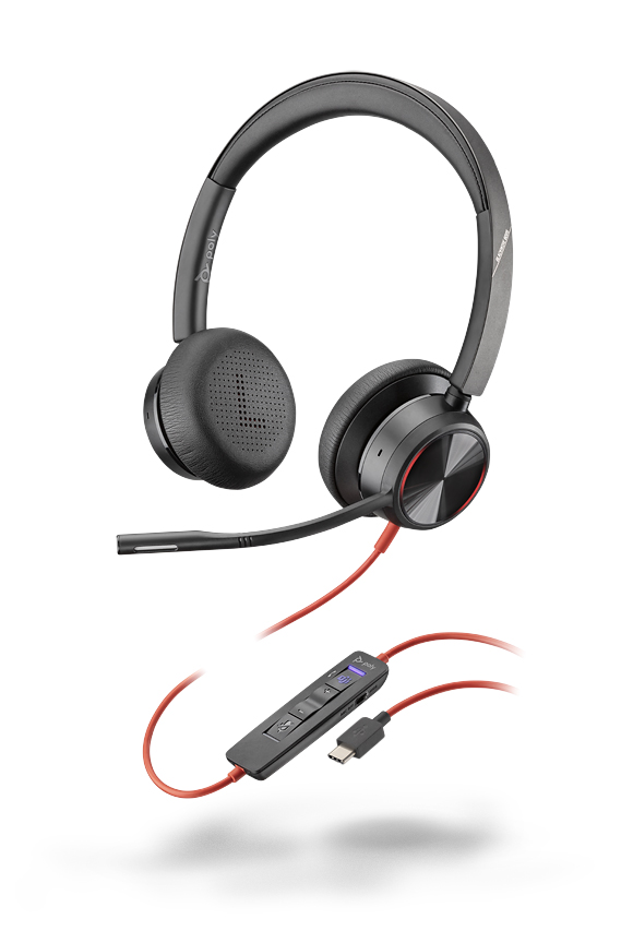 Poly Blackwire 8225-M USB-C Stereo Headset - Microsoft Teams Refurbished - N/A (Il existe plusieurs marques avec le nom "Poly", il refurbished available on PCLiquidations