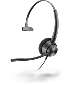 Poly EncorePro 310 QD Quick Disconnect Monaural Headset - New Refurbished - N/A (Il existe plusieurs marques avec le nom "Poly", il refurbished available on PCLiquidations