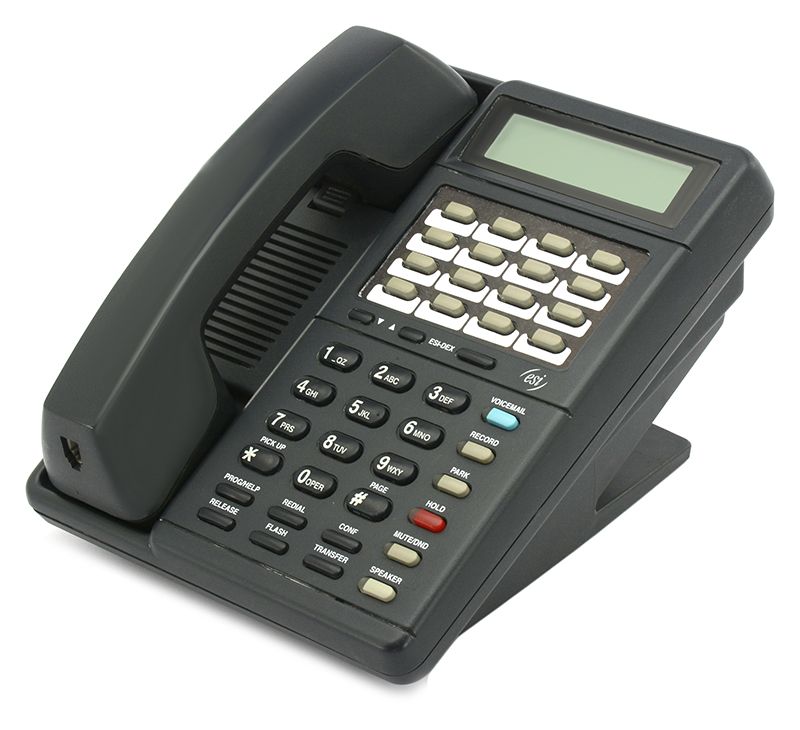 ESI Communications IVX DP1 16-Button Charcoal Display Phone (5000-0117) Refurbished -  refurbished available on PCLiquidations