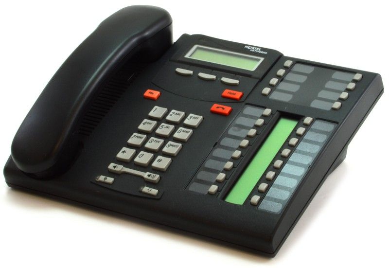 Nortel T7316 Charcoal 24-Button Executive Phone (NT8B27) - Grade B Refurbished -  refurbished available on PCLiquidations