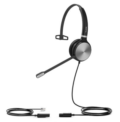 Yealink YHS36 RJ9 Corded Wired Headset - Mono Refurbished - Yealink refurbished available on PCLiquidations
