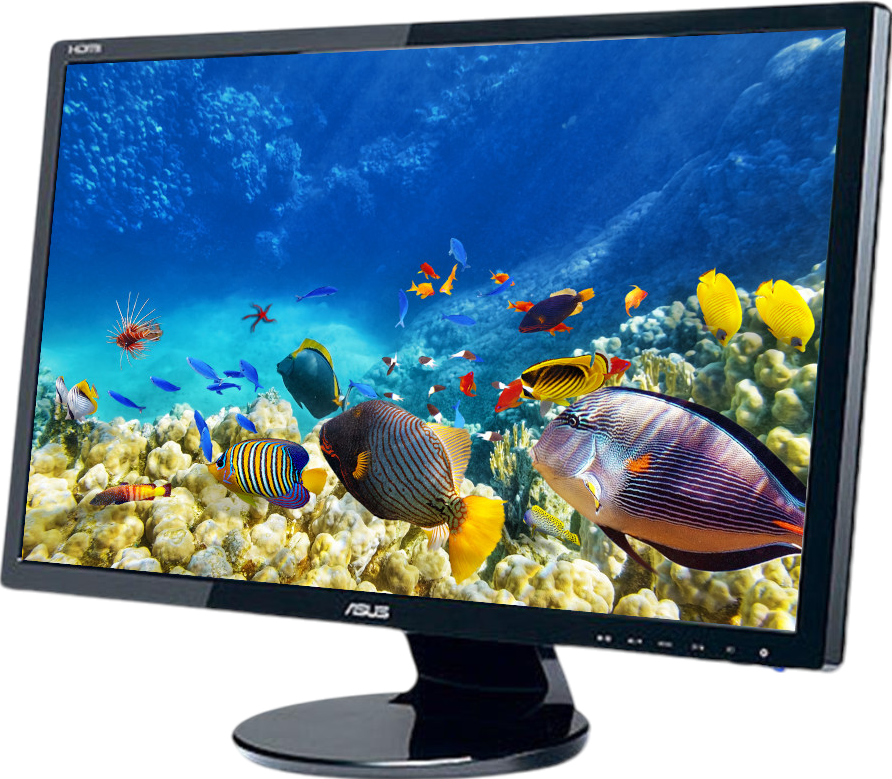 ASUS VE248 24"" Widescreen LCD Monitor - Grade A Refurbished - Asus refurbished available on PCLiquidations