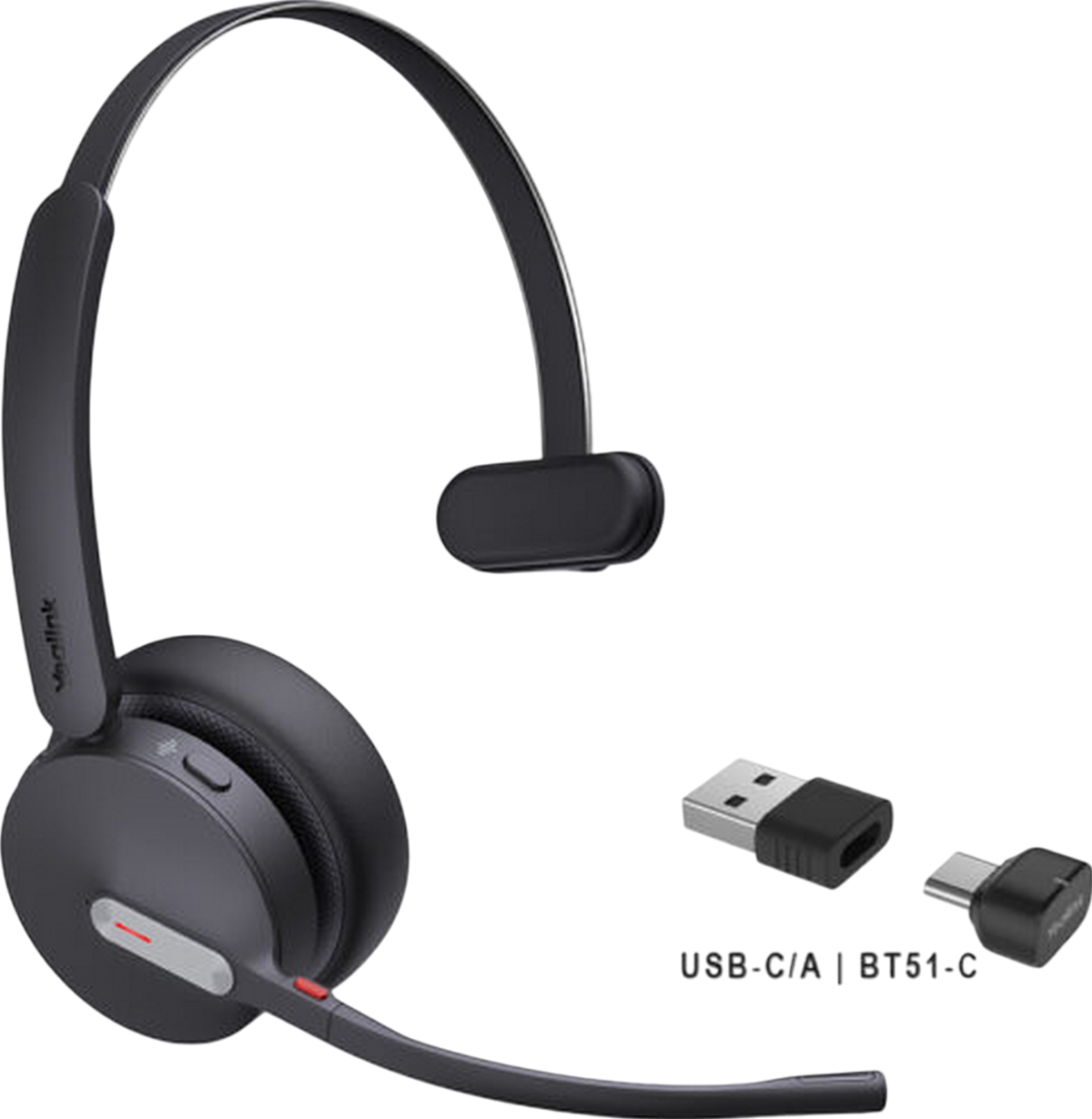 Yealink BH70 Mono UC Bluetooth Wireless Headset - USB C/A Refurbished - Yealink refurbished available on PCLiquidations