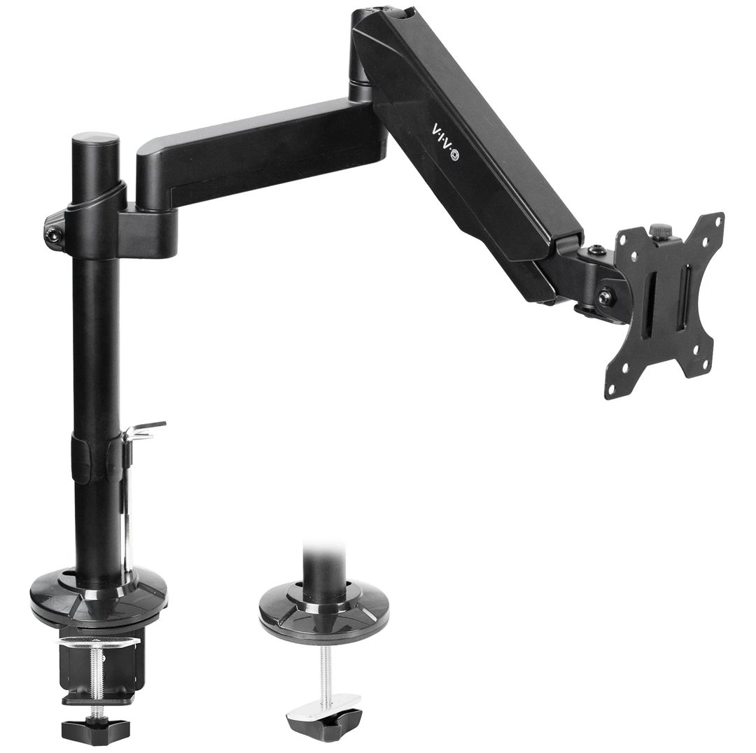 VIVO Pneumatic Arm Single Monitor Desk Mount Refurbished -  refurbished available on PCLiquidations
