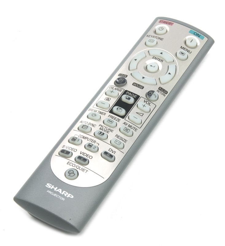 Buy Sharp RRMCGA502WJSA LCD Projector Remote Refurbished - $15.00 Sharp RRMCGA502WJSA LCD Projector Remote Refurbished - refurbished available on PCLiquidations