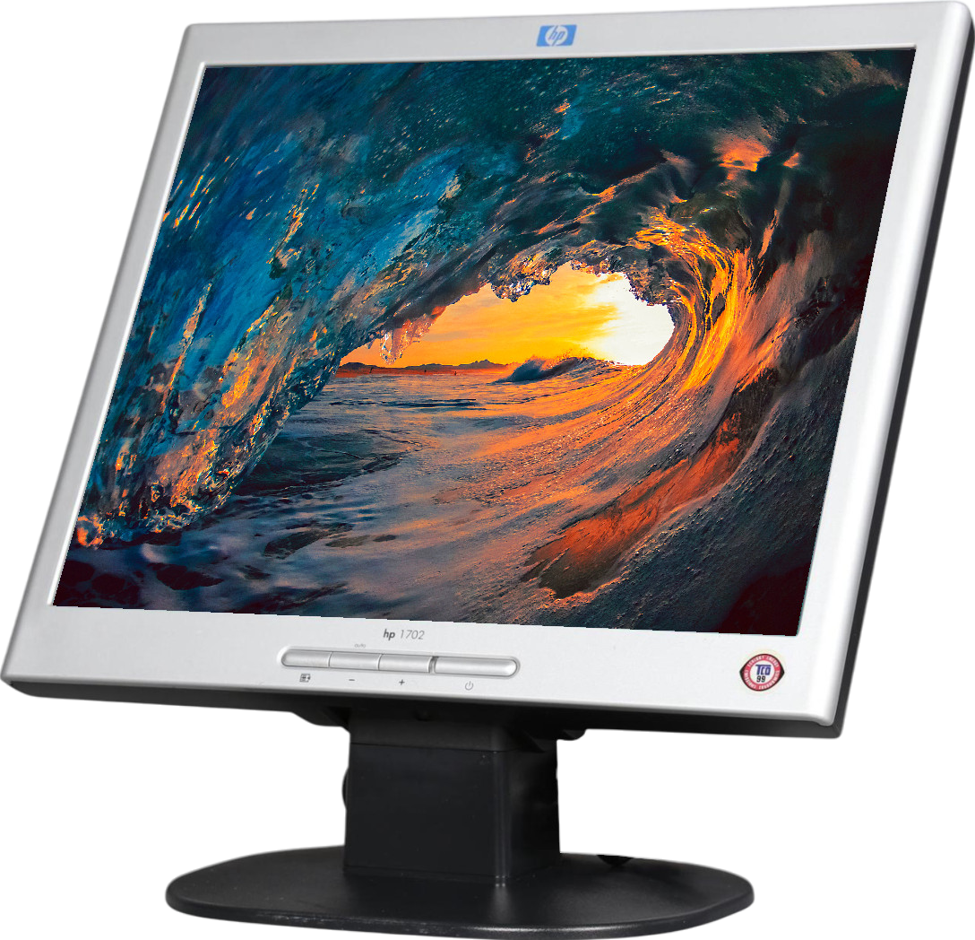 HP 1702 17"" LCD Monitor - Grade C Refurbished - Hewlett-Packard (ou HP en abrégé) refurbished available on PCLiquidations