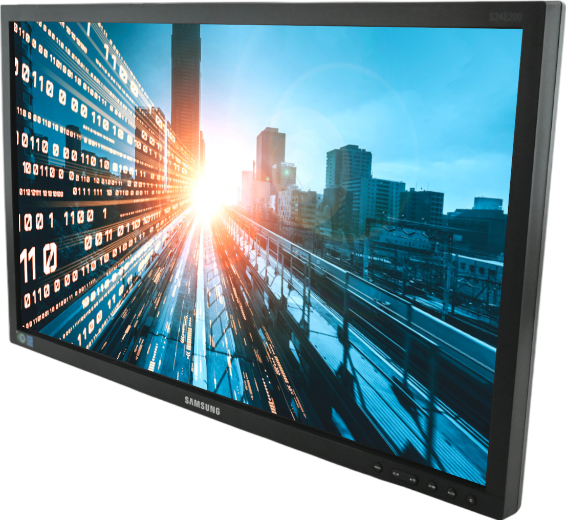 Samsung S24E200BL 24"" FHD LCD Monitor - No Stand - Grade A Refurbished - Samsung refurbished available on PCLiquidations