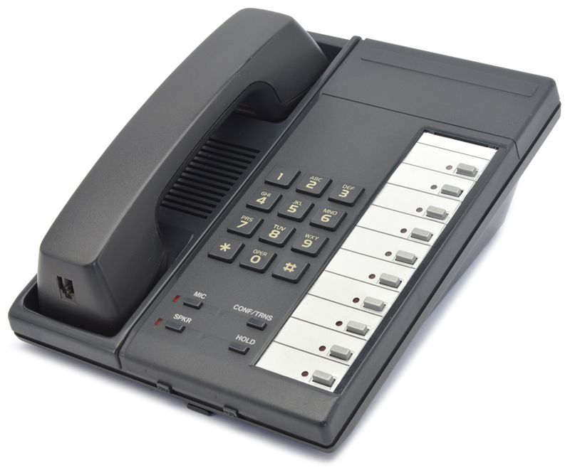 Toshiba Strata EKT6510-S 10-Button Charcoal Speakerphone - Grade B Refurbished - Toshiba refurbished available on PCLiquidations