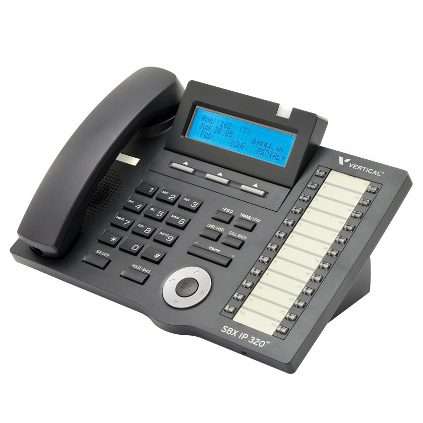 Vertical Vodavi SBX IP 320 (4024-00) 24-Button Digital Display Speakerphone - Grade B Refurbished -  refurbished available on PCLiquidations