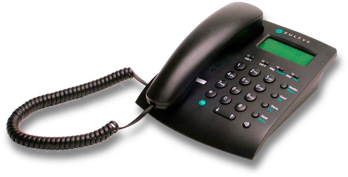 Zultys ZIP 2x2 Ethernet IP Phone - Grade A Refurbished -  refurbished available on PCLiquidations