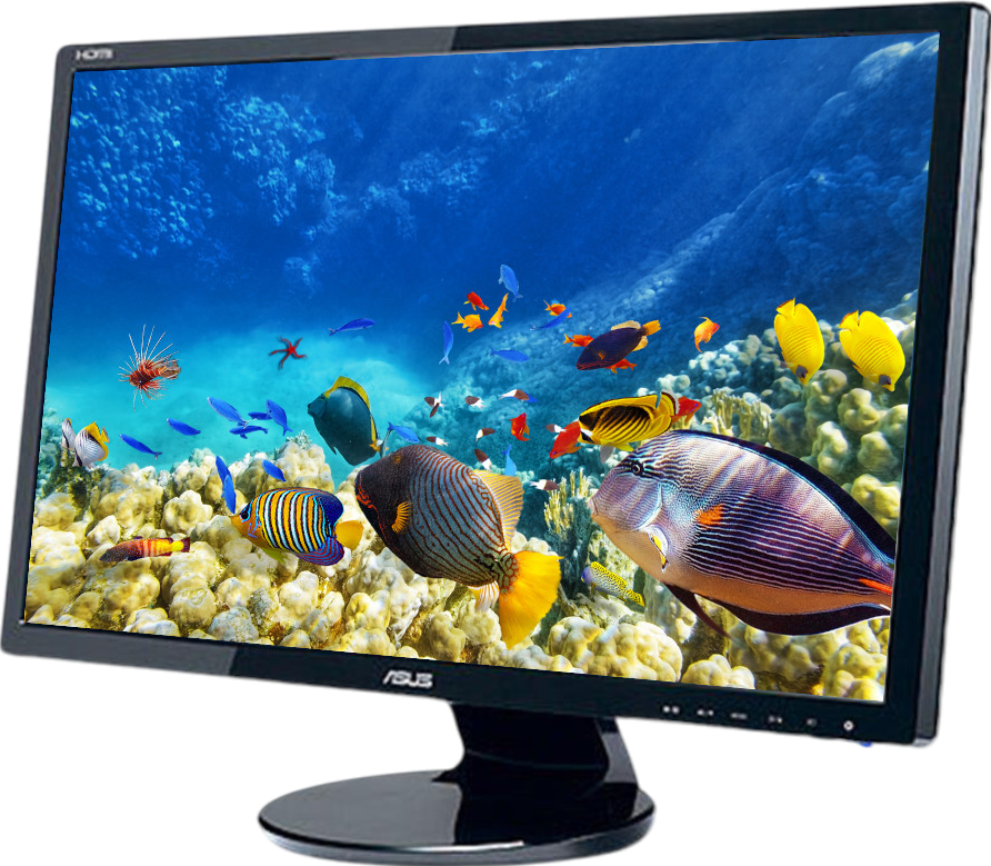 ASUS VE248 24"" Widescreen LCD Monitor - Grade B Refurbished - Asus refurbished available on PCLiquidations