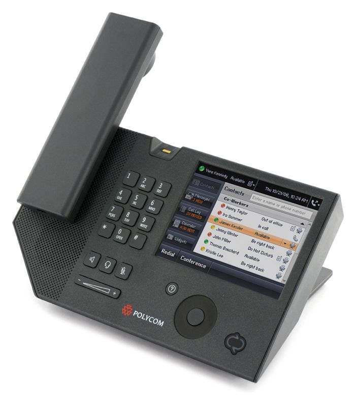 Polycom CX700 IP Phone (2200-31410-025) Refurbished - Polycom refurbished available on PCLiquidations
