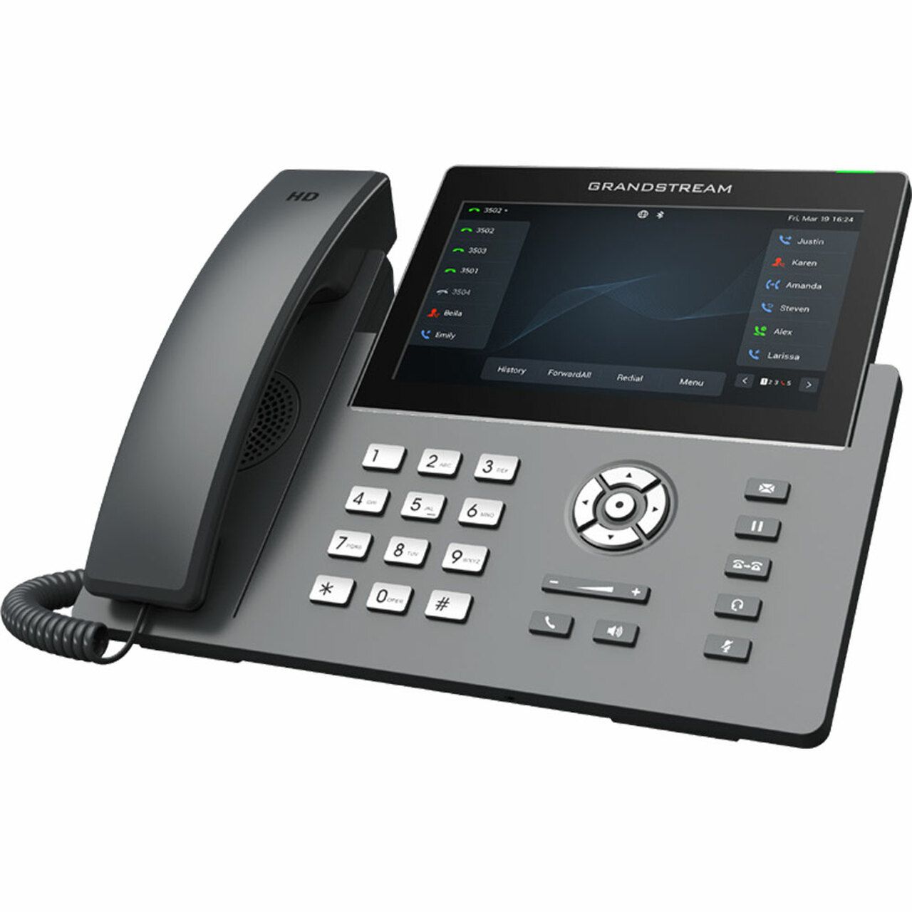 Grandstream GRP2670 12- Line Gigabit IP Touchscreen Color Display Speakerphone Refurbished - Grandstream refurbished available on PCLiquidations
