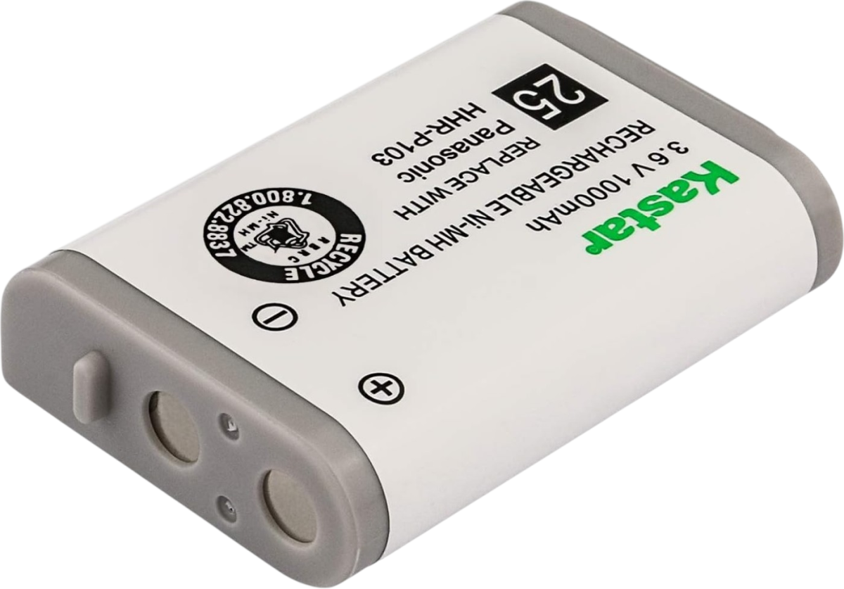 Kastar HHR-P103 3.6V 1000mAh Rechargeable Battery (NI-MH) Refurbished -  refurbished available on PCLiquidations