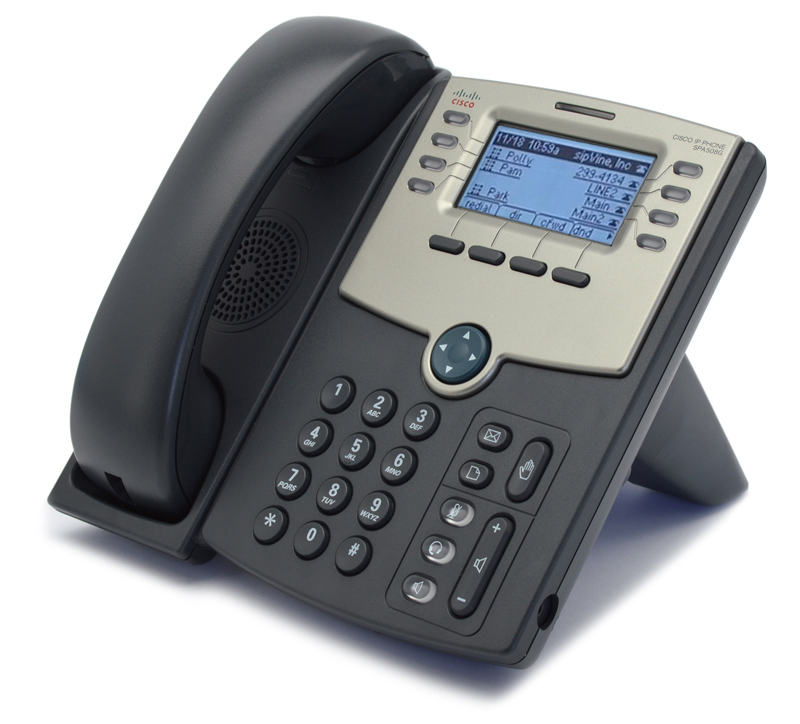 Cisco SPA508G Charcoal IP Display Speakerphone Refurbished - Cisco Systems Inc. refurbished available on PCLiquidations
