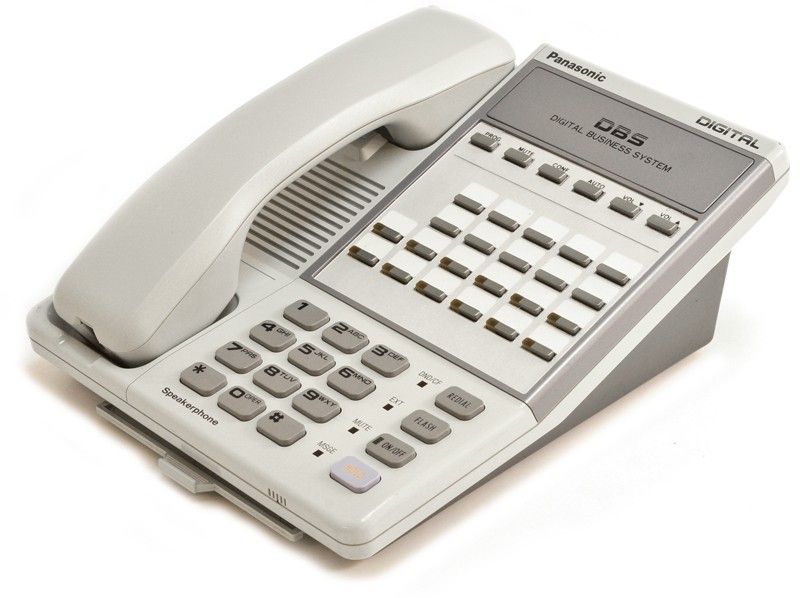Panasonic DBS VB-43221 22 Button Grey Non-Display Speakerphone Refurbished - Panasonic refurbished available on PCLiquidations