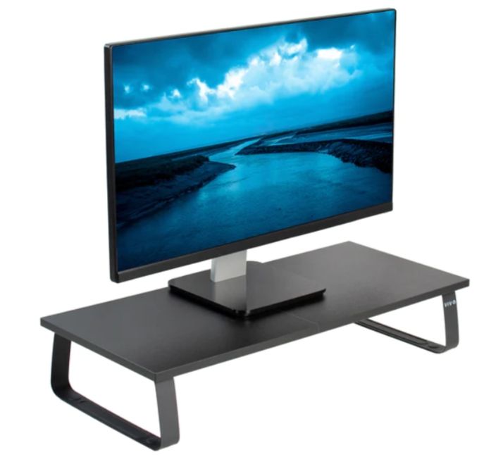 VIVO Tabletop Monitor Riser - Black Refurbished -  refurbished available on PCLiquidations