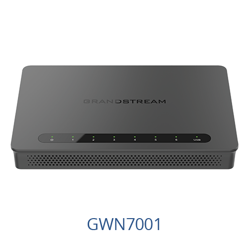 Grandstream GWN7001 6-Port Multi-WAN Gigabit VPN Router Refurbished - Grandstream refurbished available on PCLiquidations