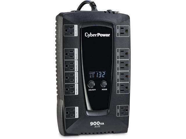 Cyberpower Intelligent 12 Outlet 900VA 480W LCD UPS System Refurbished -  refurbished available on PCLiquidations