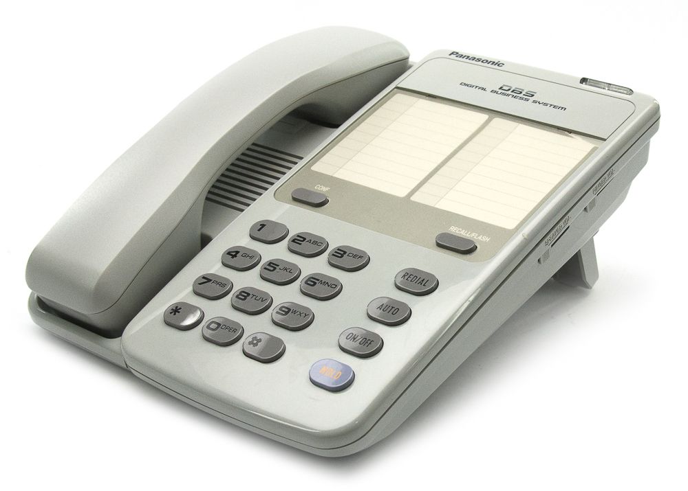 Panasonic VB-41200 Grey Non-Display Speakerphone - Grade A Refurbished - Panasonic refurbished available on PCLiquidations