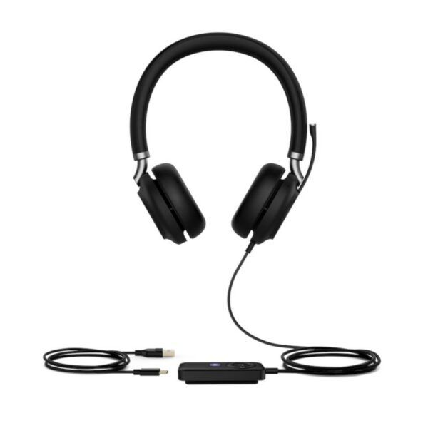 Yealink UH38 Premium Dual UC-BAT USB-C Wired Headset Refurbished - Yealink refurbished available on PCLiquidations